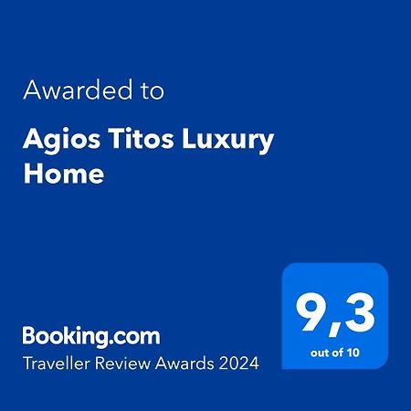 Agios Titos Luxury Home Heraklion (Crete) Exterior foto